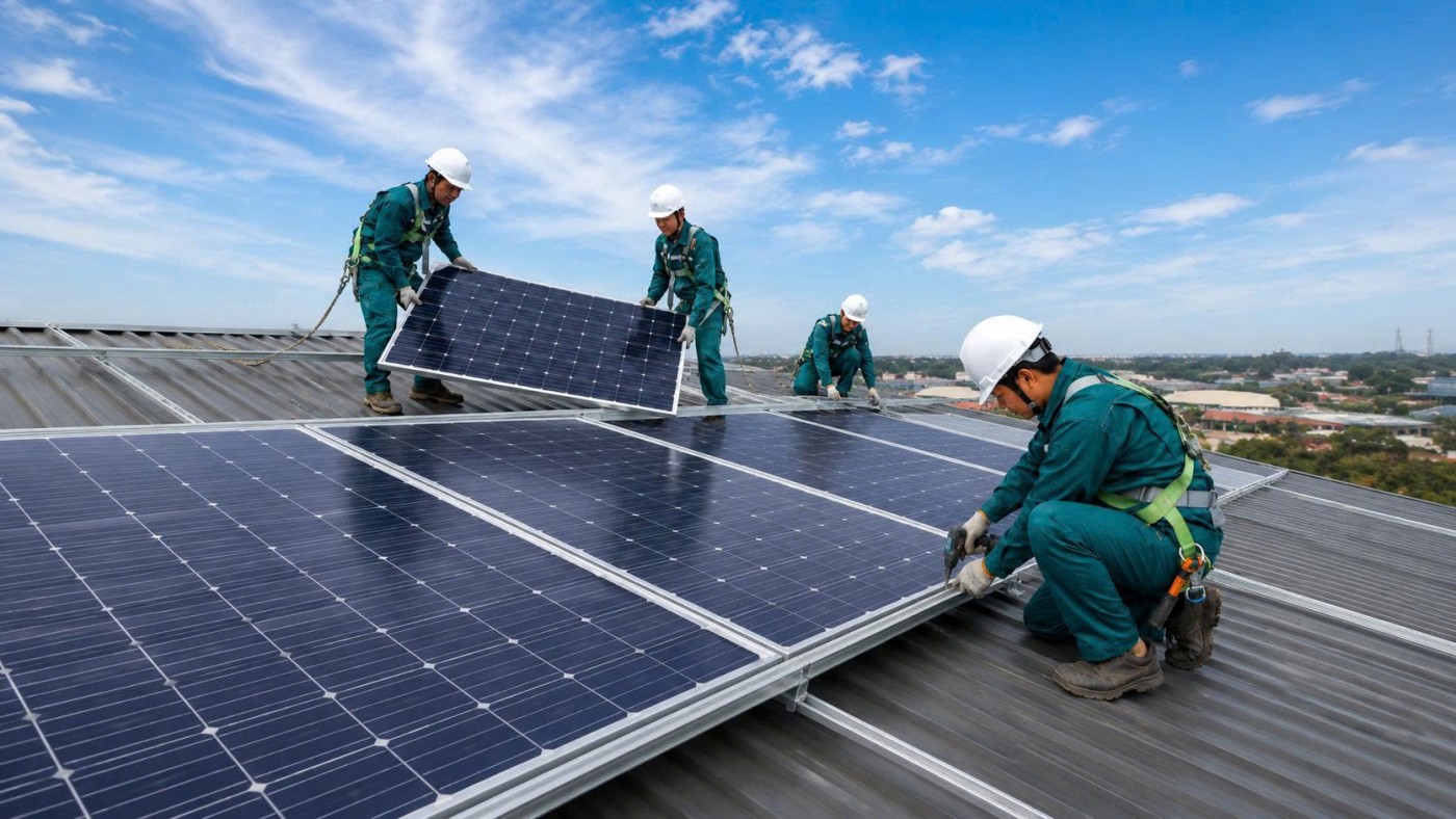 Hệ điện Mặt Trời 50 Kwp Nhà Hàng Tại Hà Nội